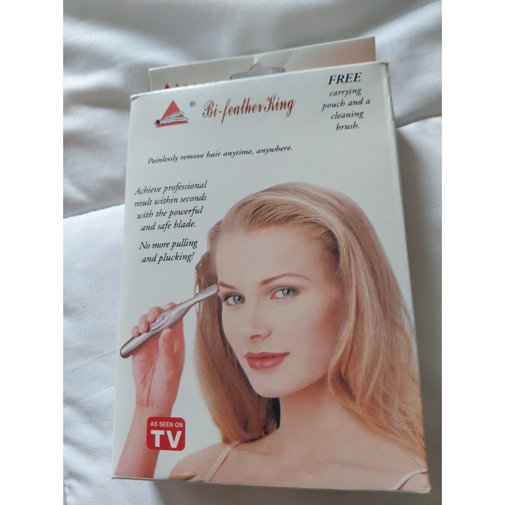 NEW Bi Feather King Hair Trimmer for Women Eyebrows Lips Face Underarms Bikini